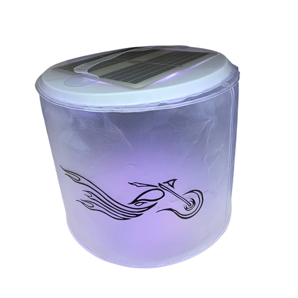 Solar Lantern Inflatable Color Changing Barto Solar Lantern